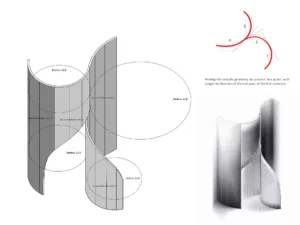 Self-forming Hygrosensitive Tectonics: From flattened to form